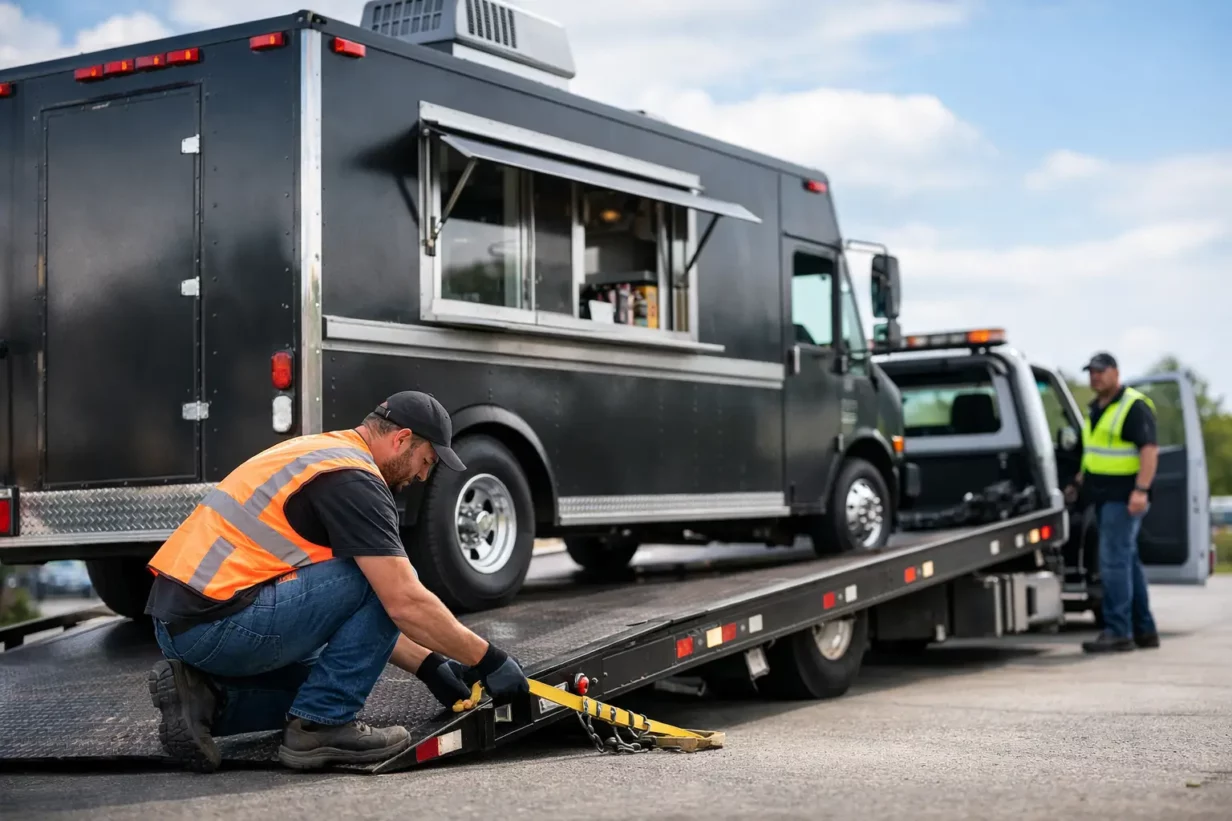 Comment déplacer un food truck en sécurité