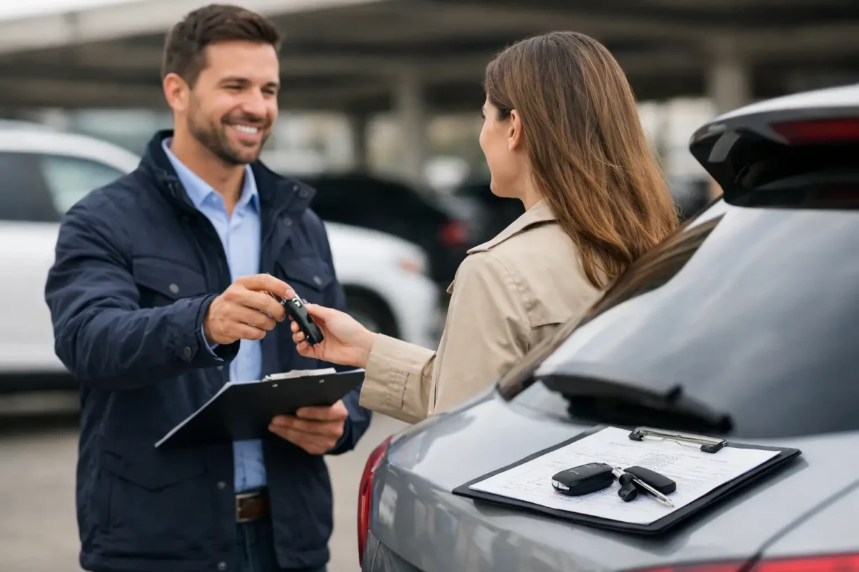 Service de restitution de location automobile