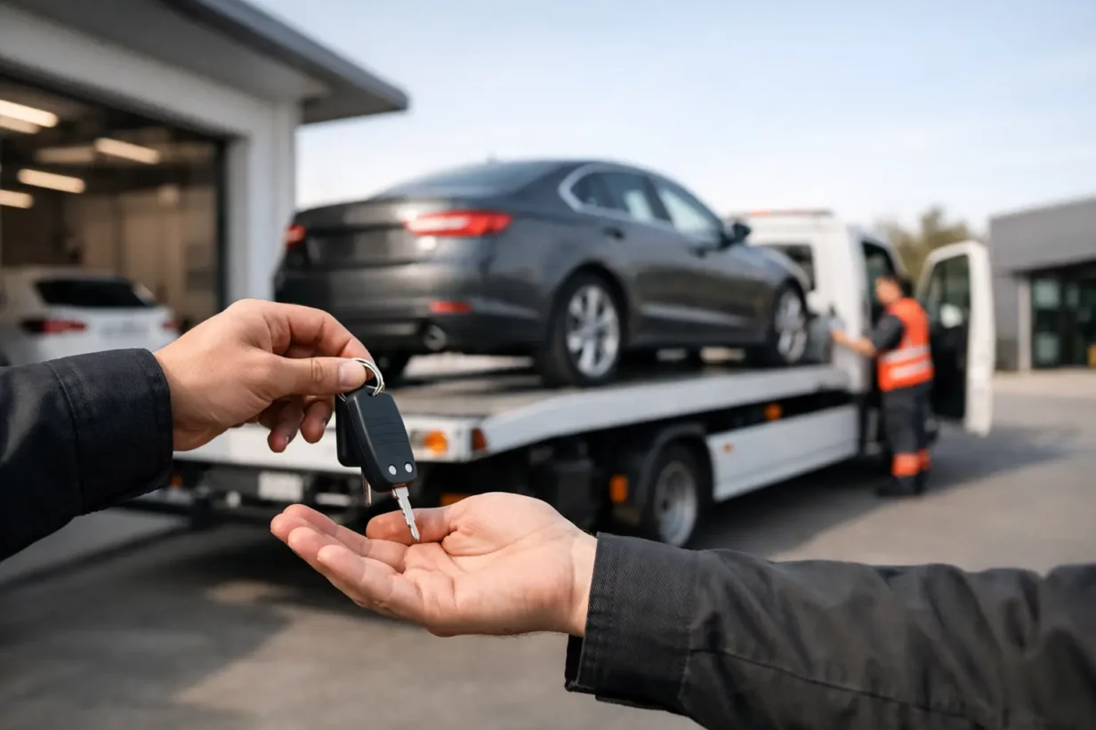 Transfert de véhicule entre garages, simple et sûr